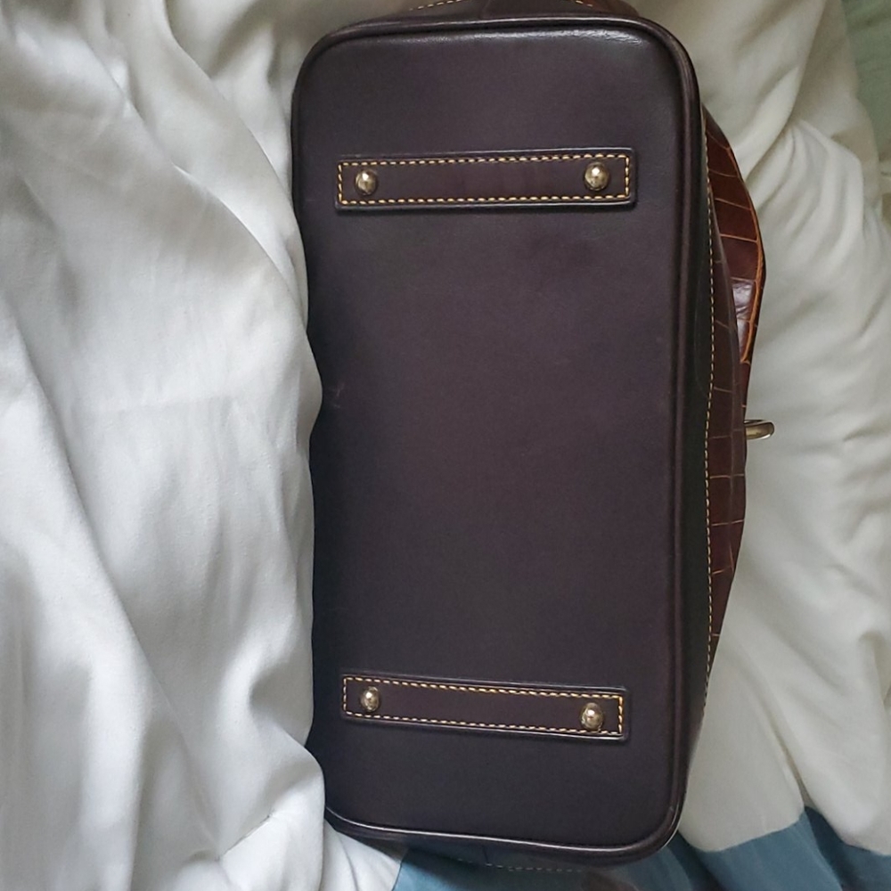🌴 Dooney & Bourke Croco Hobo Conyac - Picture 4 of 6